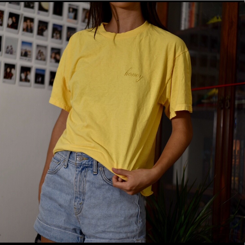 brandy melville honey shirt